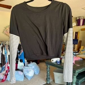 Black and white Shien e-girl shirt